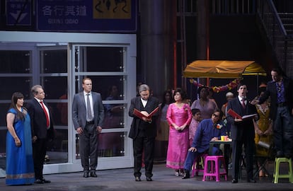 Ensayo de la ópera 'Madama Butterfly', de Giacomo Puccini, en el Teatro Real.