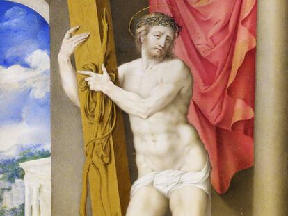 'Cristo Resucitado', miniatura de Giulio Clovio, de 1550. 