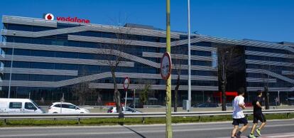 Las oficinas de Vodafone en Madrid, en donde actualmente tiene su sede