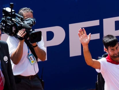 Djokovic se despide tras caer contra Klizan en Barcelona.