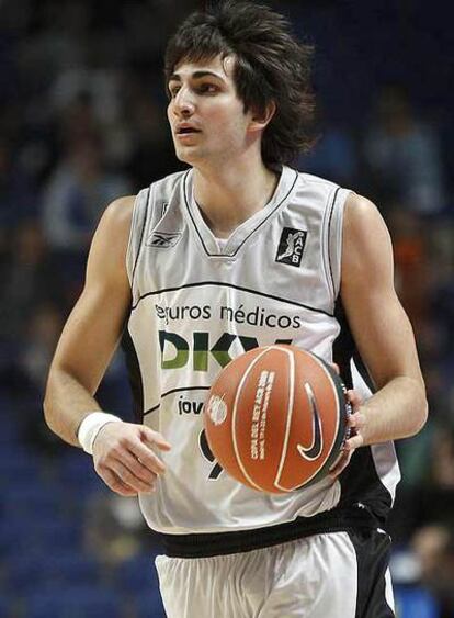 Ricky Rubio, en un partido de la pasada Copa del Rey.