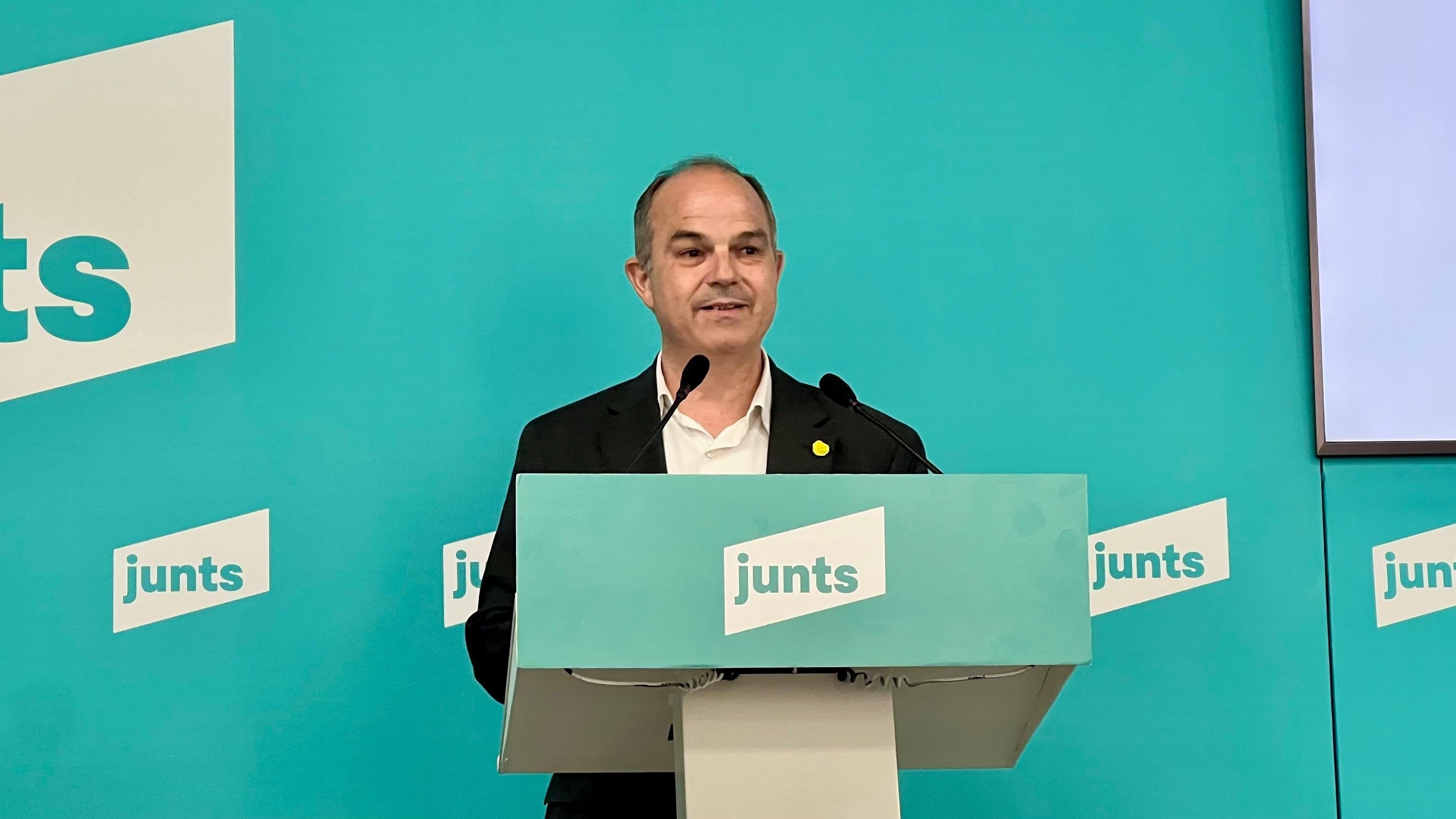Turull descarta apoyar una moción de censura y defiende la presunción de inocencia de Cerdán