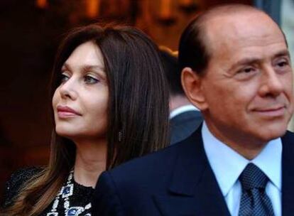 Verónica Lario y Silvio Berlusconi.