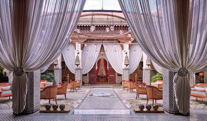 Hotel Royal Mansour, en Marraquech, Marruecos. 