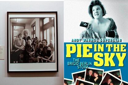 Fotografía de los miembros de la Factory retratados por Cecil Beaton y cartel del documental sobre Brigid Berlin.