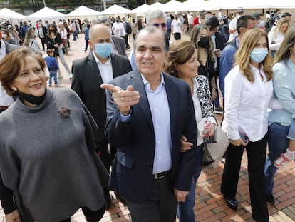 Óscar Iván Zuluaga, excandidato a la Presidencia de Colombia por el partido Centro Democrático. EFE/ Carlos Ortega