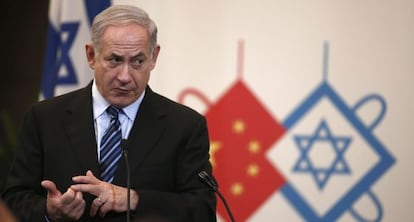 Benjam&iacute;n Netanyahu, este lunes en Shang&aacute;i.