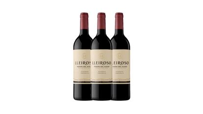 Imagen del pack de tres botellas de vino Lleiroso Ribera de Duero.