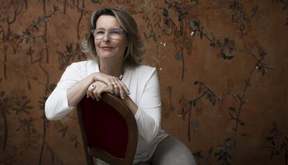 Natalia Menéndez, en el Teatro Pavón Kamikaze, en Madrid.