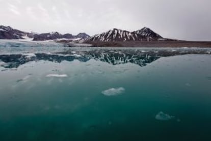 El agua dulce de los glaciares, en caso de derretirse, contribuiría al aumento del nivel del mar