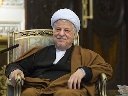 El expresidente Rafsanyan&iacute;, a finales de 2015, en Teher&aacute;n.