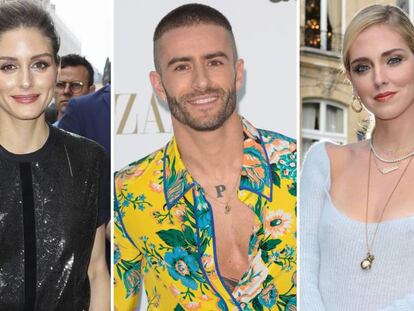 'Influencers' de izquierda a derecha: Olivia Palermo, Pelayo Díaz y Chiara Ferragni.