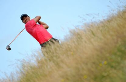 Tiger Woods, durante el Open.