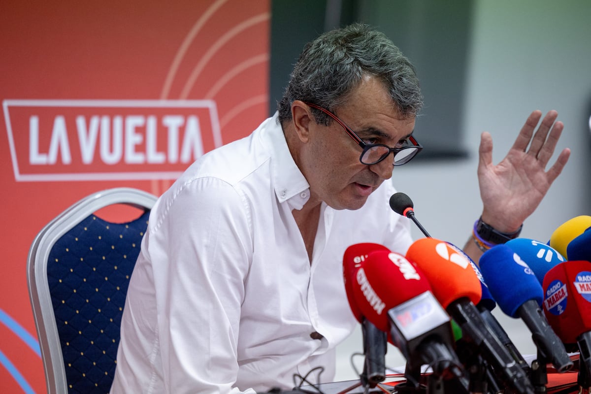 El director de la Vuelta a España: “Las imágenes hablan por sí solas, es lamentable todo lo que ocurrió”