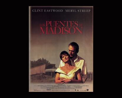 Esta película de Clint Eastwood, 1995, basada en la novela de Robert James Waller, fue criticada por cursi, pero, seguramente, le arrancó la lágrima hasta a los más duros. Cuenta la vida de una sencilla ama de casa (Meryl Streep) que se ve envuelta en una aventura extra matrimonial con un fotógrafo forastero (Eastwood) que viene a inmortalizar los puentes del condado. La secuencia más emocionante: cuando ella tiene que decidir si se queda con su marido o se escapa con su amante, que la espera en el coche de delante, bajo una lluvia torrencial. Los pelos de punta.