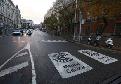 Un tramo de Madrid Central.