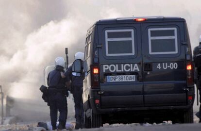 Imagen de las protestas en Melilla el pasado mes de octubre.