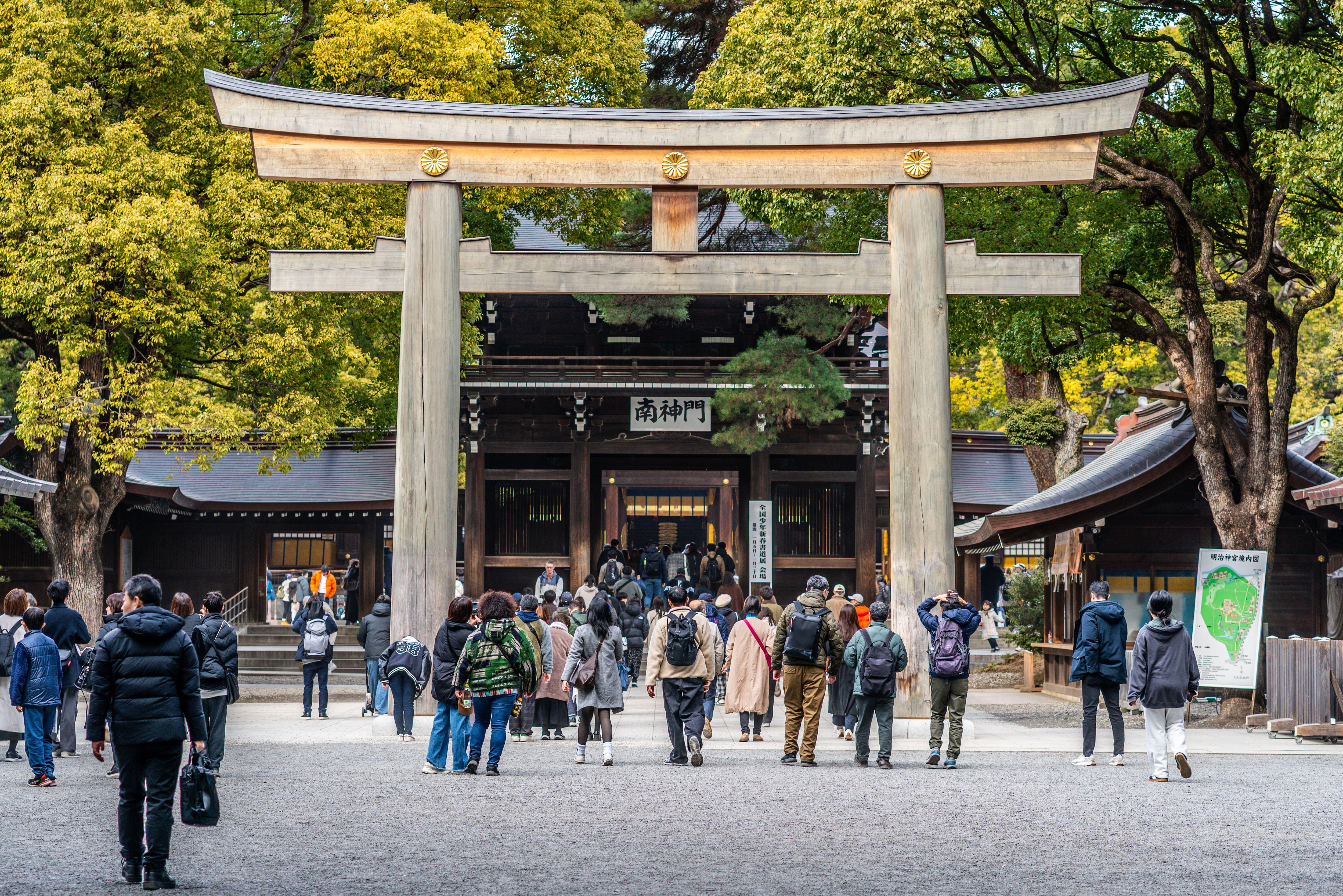 El Santuario de Meiji, en Japón.