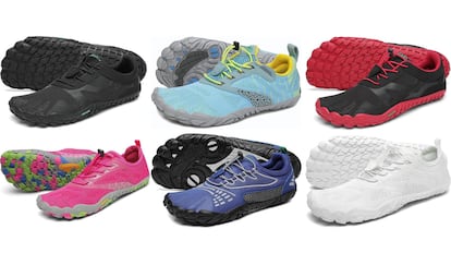 A selection of supervantic barefoot shoes for women and men.