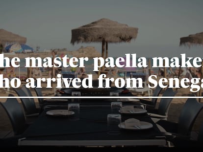 Video | The Senegalese migrant who arrived in Spain by boat and is now a master paella maker