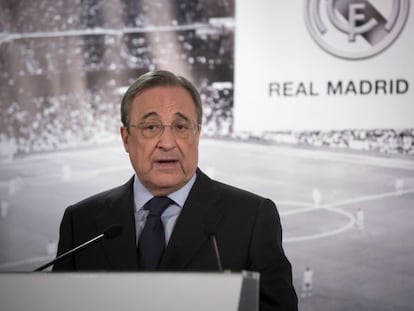 Florentino P&eacute;rez, presidente del Real Madrid.