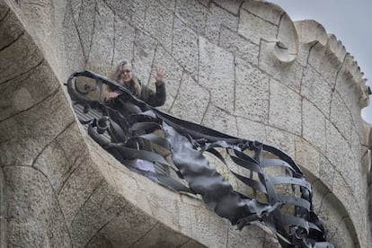 Ana Viladomiu és l'única persona que viu a la Pedrera de Barcelona.