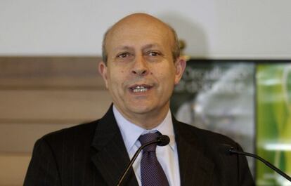 El ministro de Educación, José Ignacio Wert.