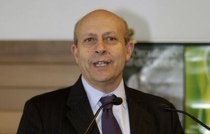 El ministro de Educaci&oacute;n, Jos&eacute; Ignacio Wert.