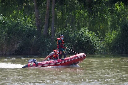 Búsqueda del cocodrilo en la confluencia de los ríos Duero con Pisuerga.