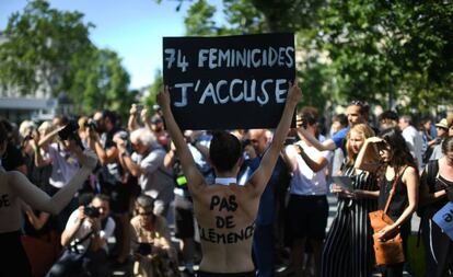 Manifestación el sábado en París contra la violencia machista