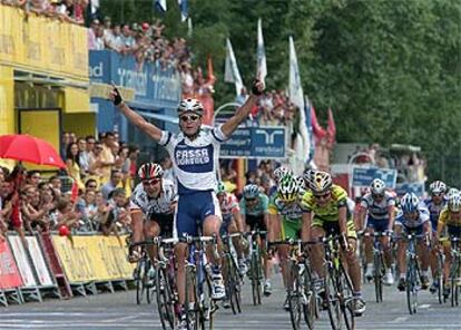 Alessandro Petacchi cerró ayer la Vuelta, en Madrid, con un nuevo triunfo.