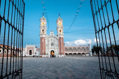 La basílica de Nuestra Señora de Ocotlán, en Tlaxcala (México).