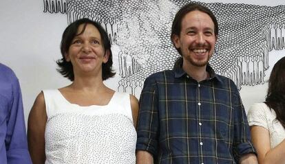 Carolina Bescansa y Pablo Iglesias.