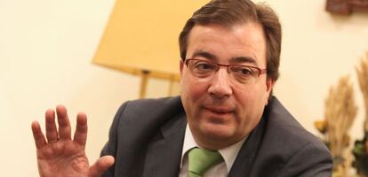 El presidente de la Junta de Extremadura, Guillermo Fernández Vara.