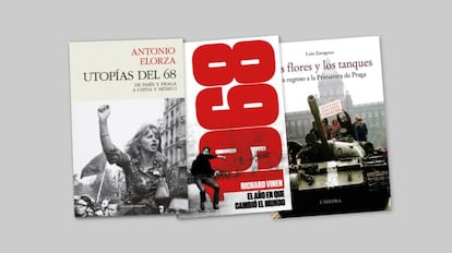 Sobre Mayo del 68 se han escrito crónicas de los hechos, análisis de sus consecuencias y títulos de otros movimientos en el mismo año.