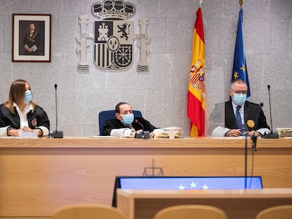 Imagen del primer día del jucio por los atentados de Barcelona y Cambrils de 2017.