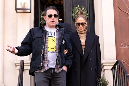 Ben Affleck ve Jennifer Lopez, Mart 2024'te New York'ta.
