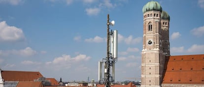 Antena de telefonía móvil en Alemania.