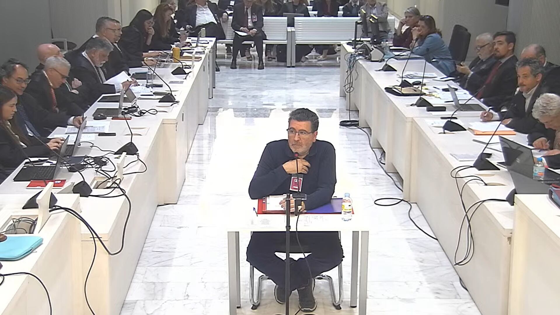 David Marjaliza, este miércoles, durante su declaración en el juicio.
