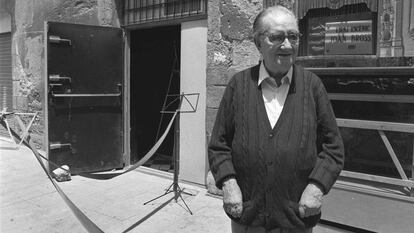 Joan Brossa, en una imatge d'arxiu.