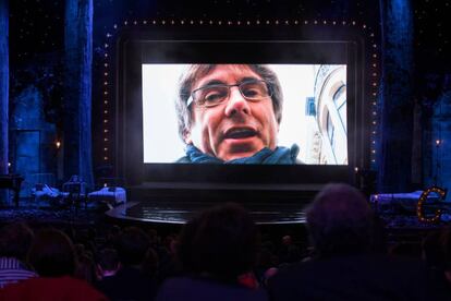 Carles Puigdemont a la gala dels Gaudí.