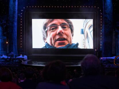 Carles Puigdemont a la gala dels Gaudí.