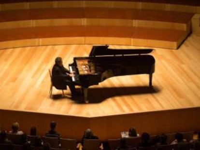 El pianista ruso Arcadi Volodos, en Zaragoza.