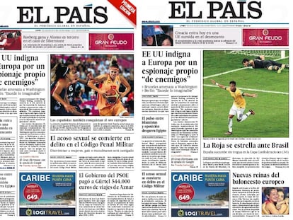 Campeonas y derrotados compiten por la portada