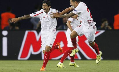 Banega, en su anterior etapa en el Sevilla.