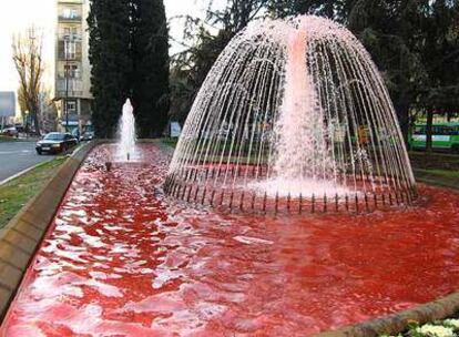 Otra de las fuentes afectadas, en una foto de La Haine.