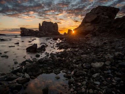 Playa de Los Escullos, en Cabo de Gata, Almería.