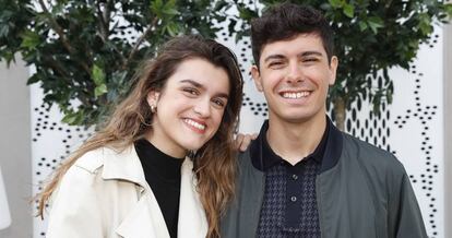 Amaia y Alfred en la fiesta pre Eurovisión celebrada en Madrid.