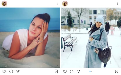 Imágenes de la cuenta de Instagram de Elena Zhuvak.