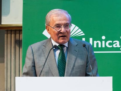 Manuel Azuaga, presidente de Unicaja Banco.